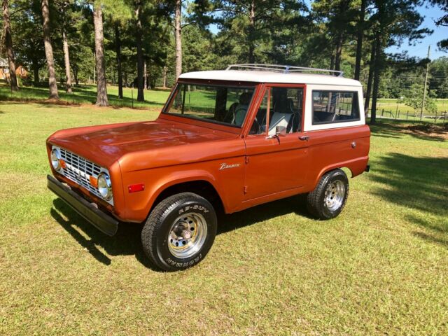 1972 Orange Ford Bronco SUV