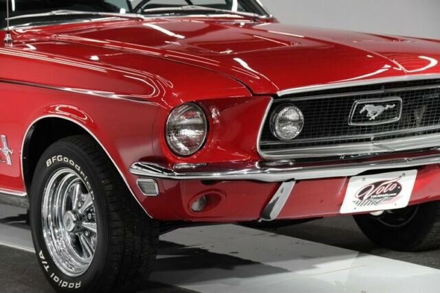 1968 Red Ford Mustang Hardtop