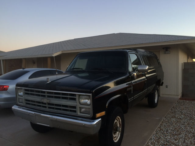 1986 Black Chevrolet Other Pickups