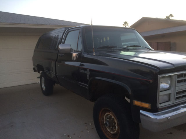 1986 Black Chevrolet Other Pickups