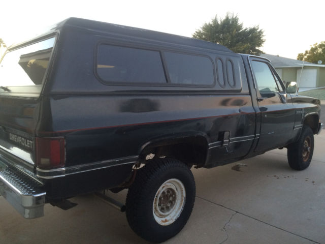 1986 Black Chevrolet Other Pickups