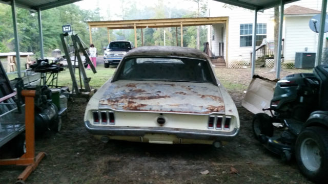 1968 Non-production yellow Ford Mustang Coupe