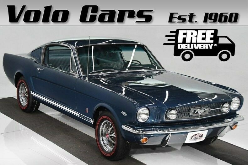 1965 Blue Ford Mustang Fastback