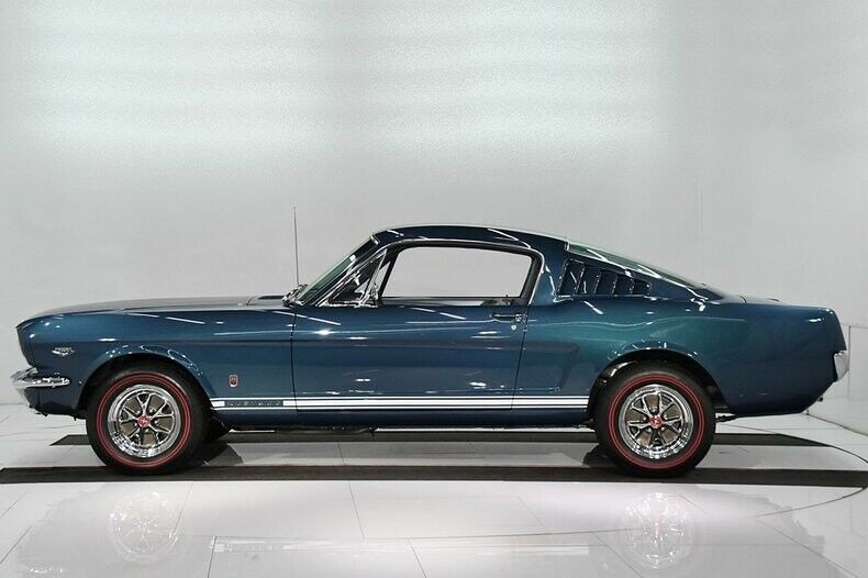 1965 Blue Ford Mustang Fastback