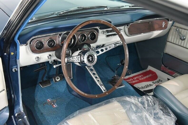 1965 Blue Ford Mustang Fastback