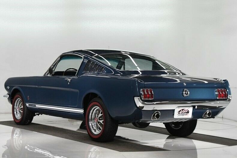 1965 Blue Ford Mustang Fastback
