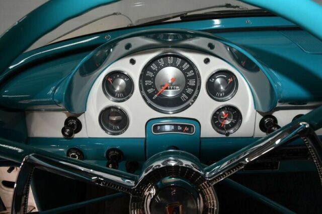 1956 Blue Ford Fairlane Hardtop