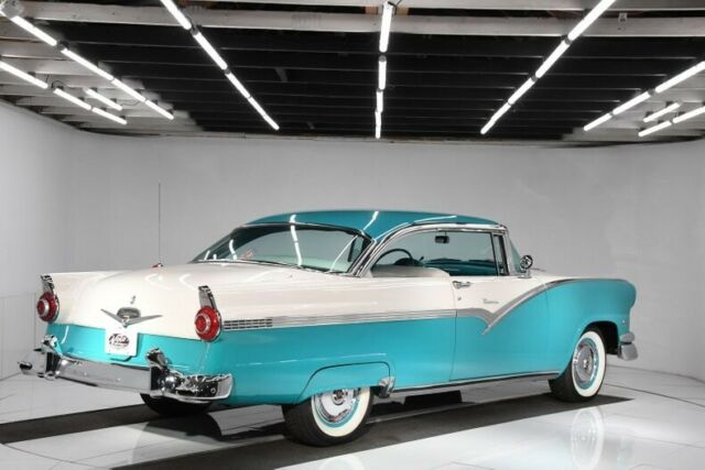 1956 Blue Ford Fairlane Hardtop