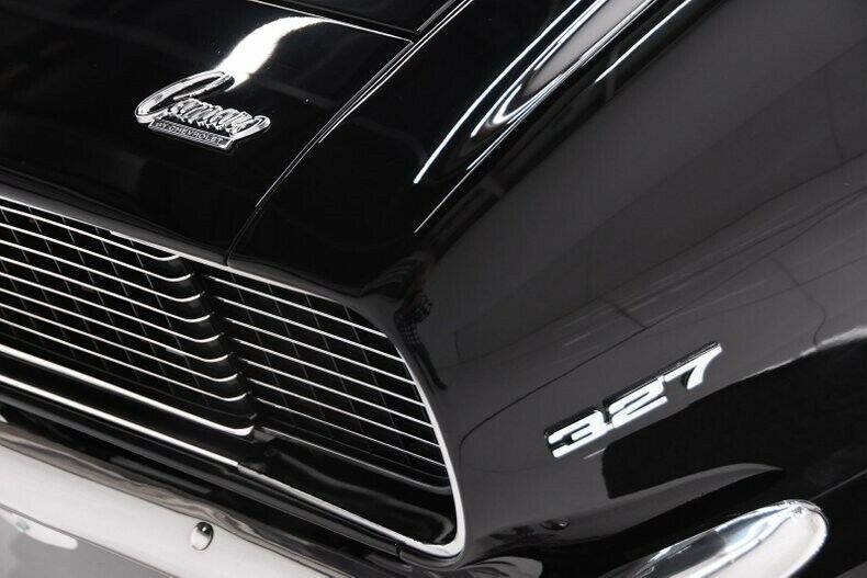 1968 Black Chevrolet Camaro Convertible