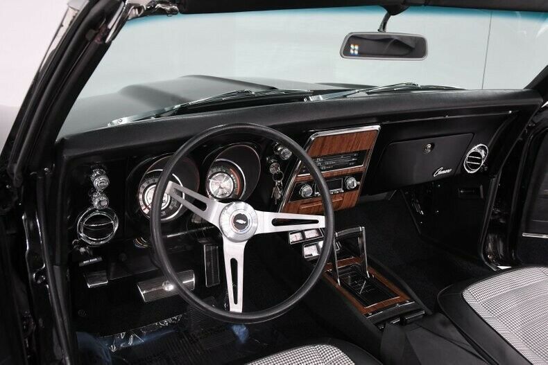 1968 Black Chevrolet Camaro Convertible