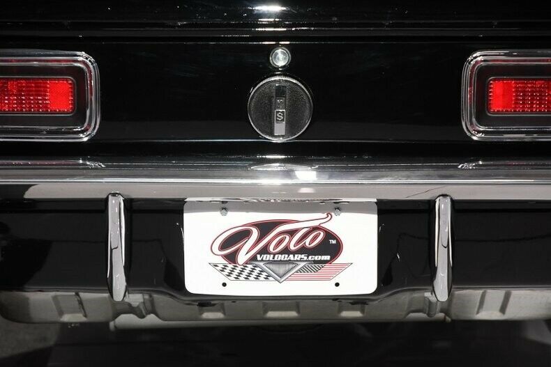 1968 Black Chevrolet Camaro Convertible