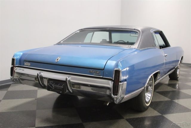 1971 Blue Chevrolet Monte Carlo