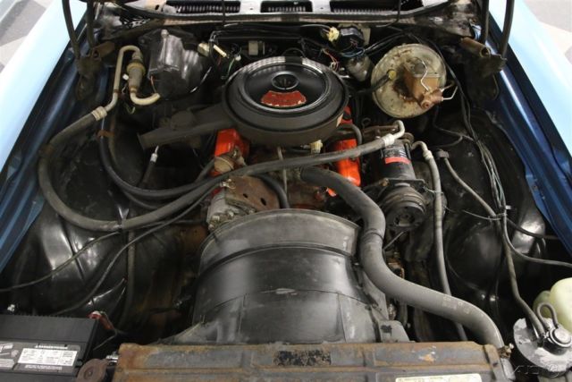 1971 Blue Chevrolet Monte Carlo