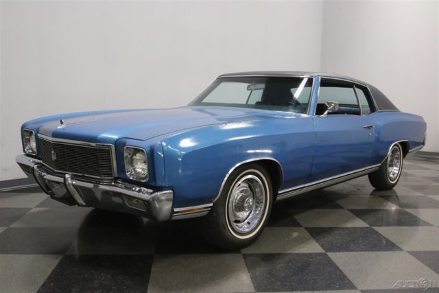 1971 Blue Chevrolet Monte Carlo