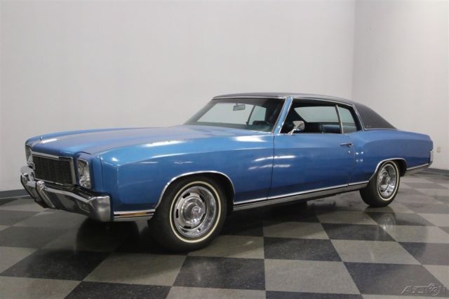 1971 Blue Chevrolet Monte Carlo