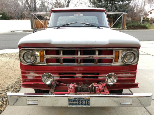 1968 RED Dodge Other Pickups Standard Cab Pickup