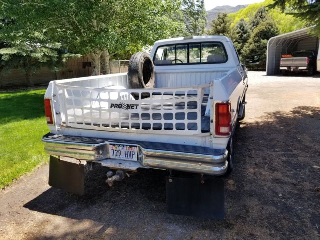 1991 White Dodge Other Pickups Cab & Chassis