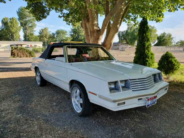 1982 White Dodge 400 Convertible