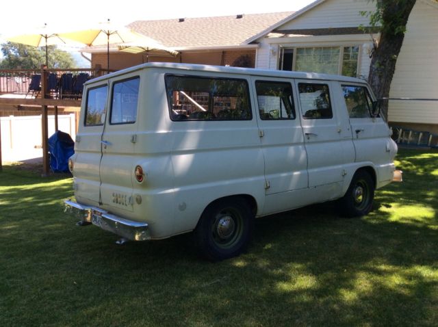 1965 White Dodge A-100 window van