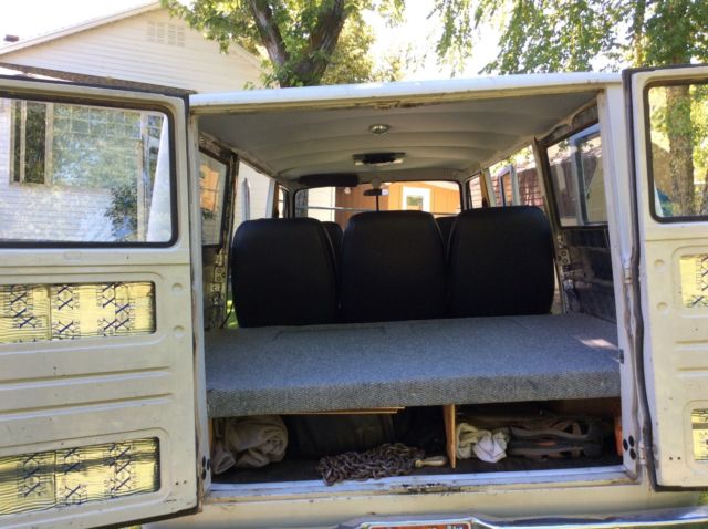 1965 White Dodge A-100 window van