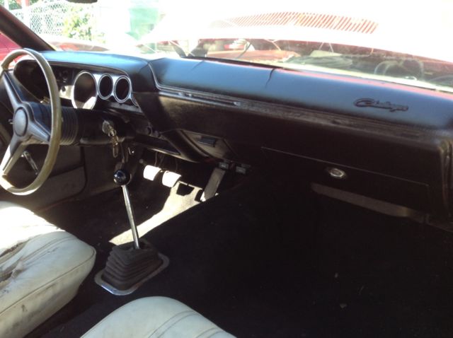 1970 Red Dodge Challenger Coupe