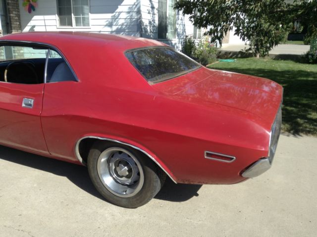 1970 Red Dodge Challenger Coupe