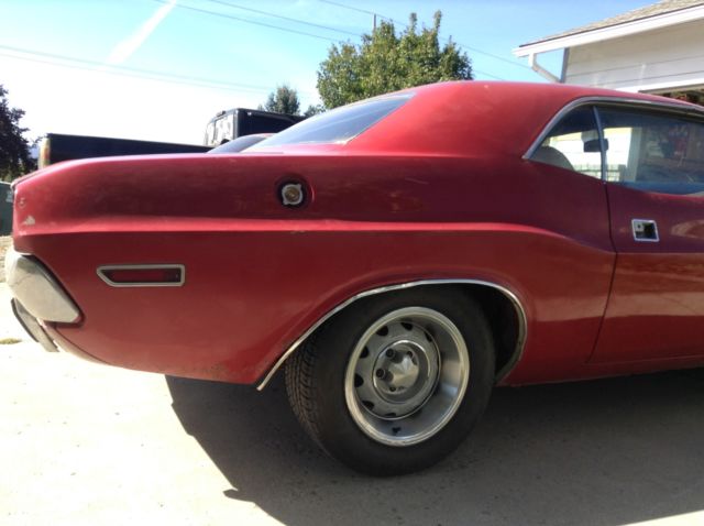 1970 Red Dodge Challenger Coupe