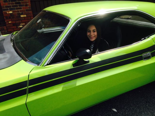 1973 Green Dodge Challenger Coupe