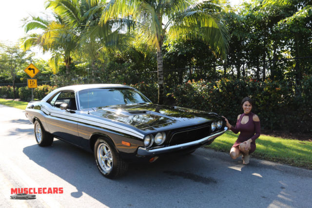 1973 Black Dodge Challenger Coupe