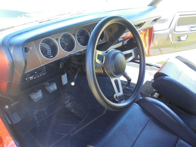 1971 Orange Dodge Challenger Coupe