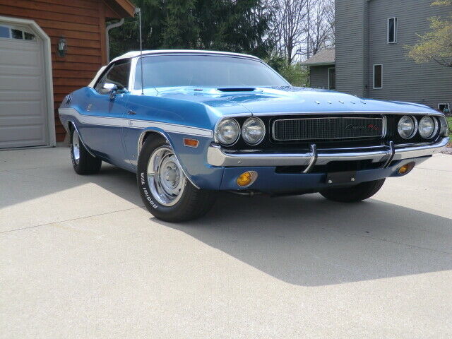 1970 Blue Dodge Challenger Convertible
