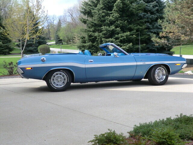 1970 Blue Dodge Challenger Convertible