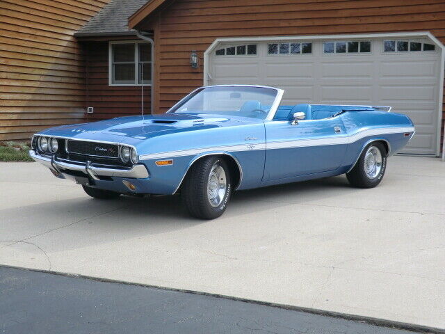 1970 Blue Dodge Challenger Convertible