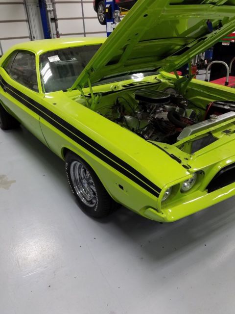 1973 Green Dodge Challenger Coupe