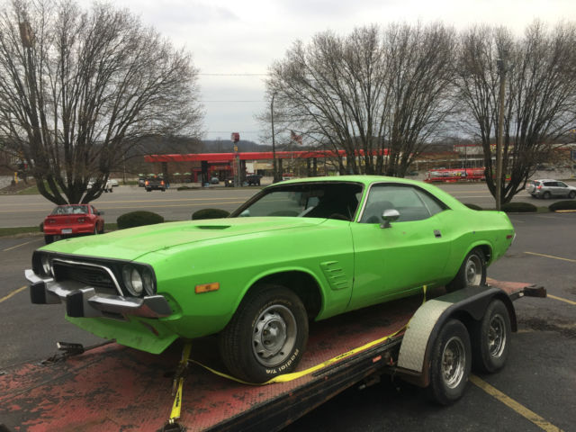 1973 Green Dodge Challenger Coupe