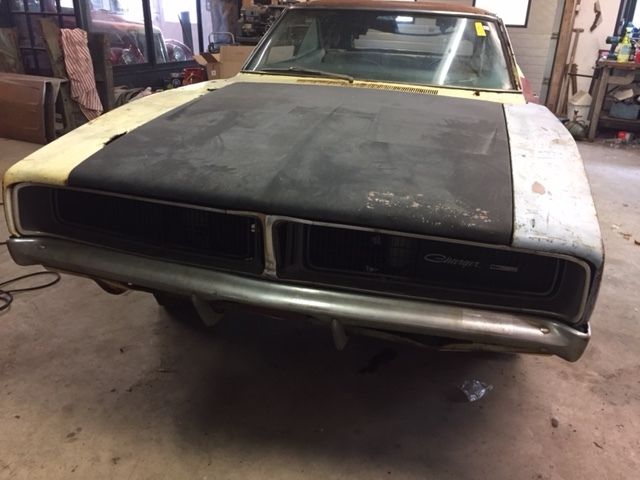 1969 yellow Dodge Charger Coupe