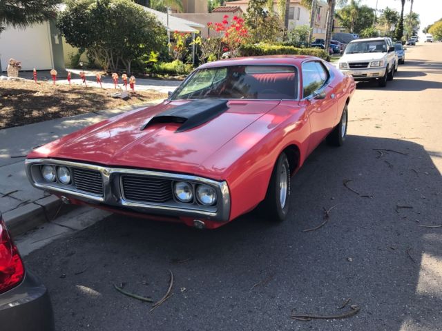 1973 Red Dodge Charger Coupe