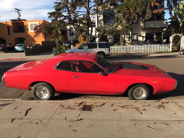 1973 Red Dodge Charger Coupe