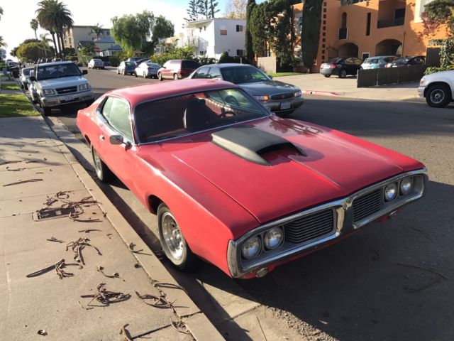 1973 Red Dodge Charger Coupe