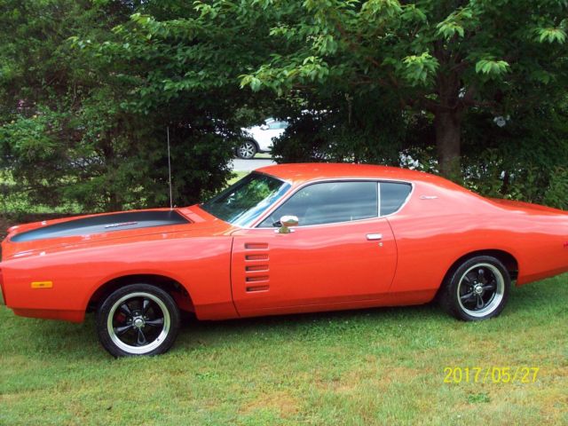 1972 Orange Dodge Charger Coupe