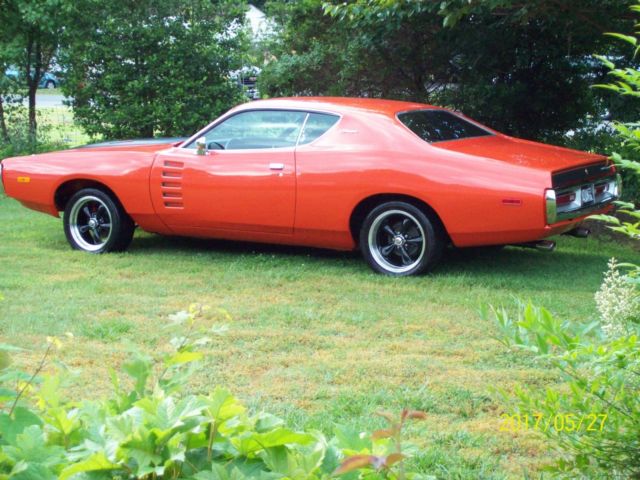 1972 Orange Dodge Charger Coupe