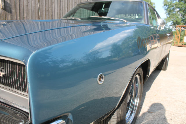 1968 Blue Dodge Charger Coupe