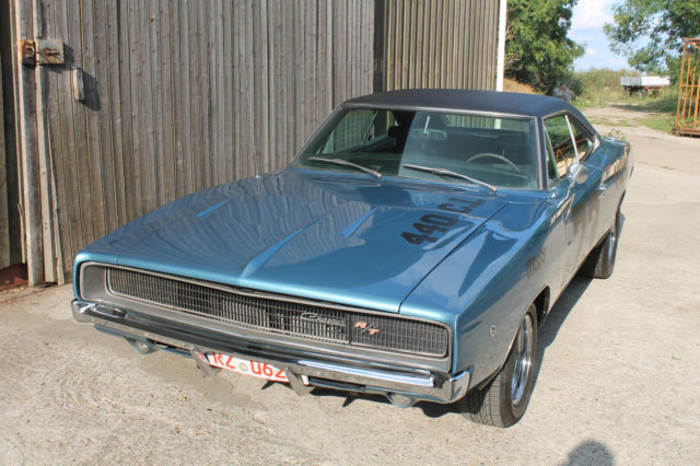 1968 Blue Dodge Charger Coupe