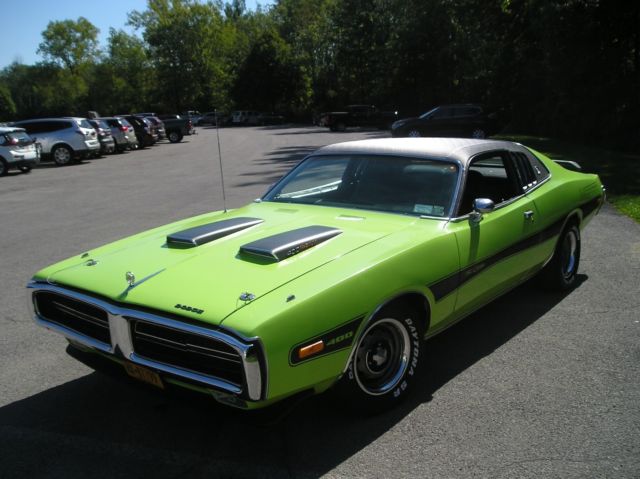 1973 Green Dodge Charger Coupe