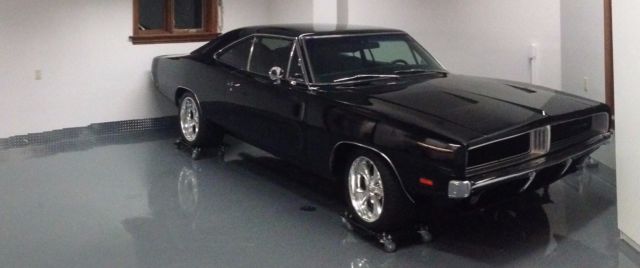 1969 Black Dodge Charger Coupe