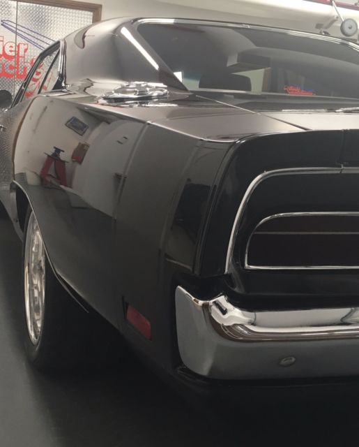 1969 Black Dodge Charger Coupe