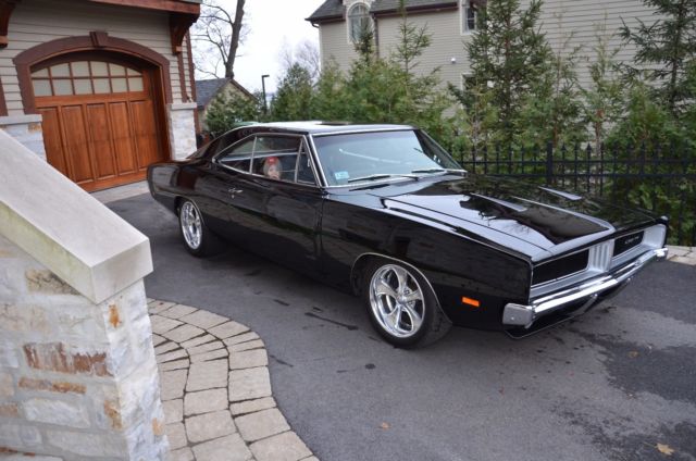 1969 Black Dodge Charger Coupe