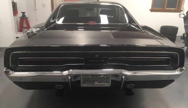 1969 Black Dodge Charger Coupe