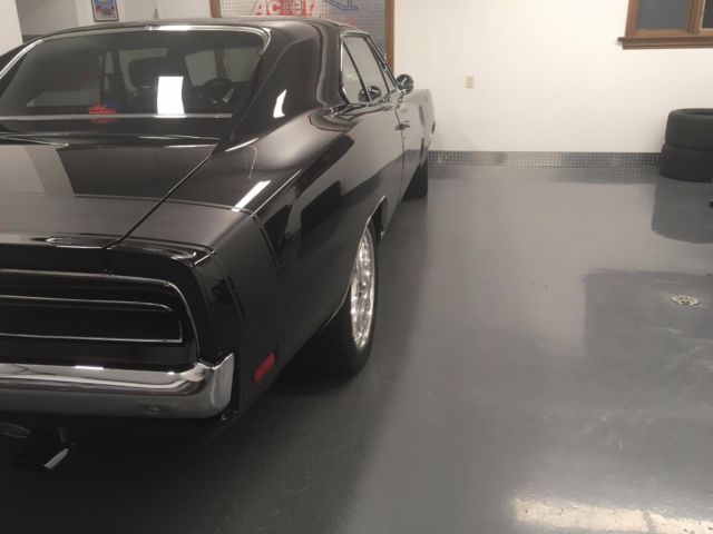 1969 Black Dodge Charger Coupe