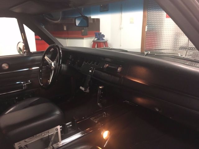 1969 Black Dodge Charger Coupe